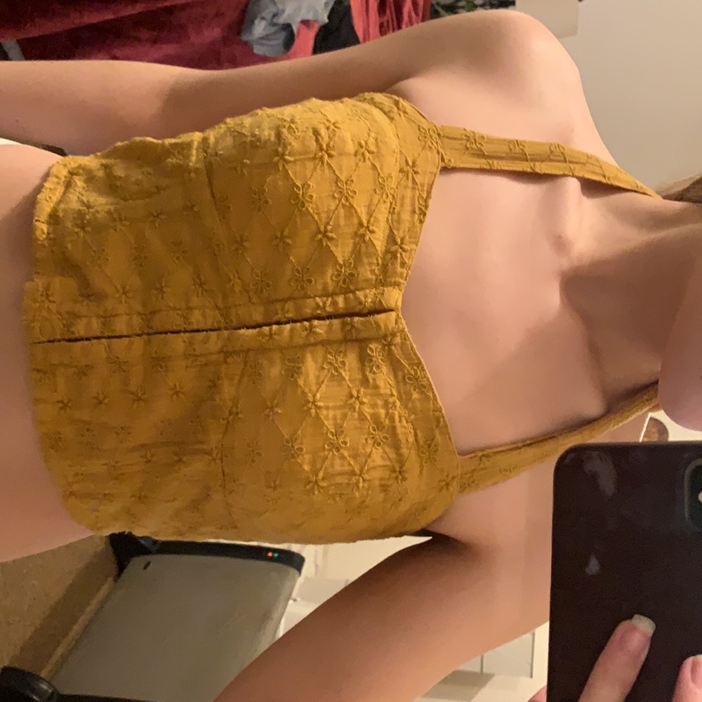 Corset-Style Halter Crop